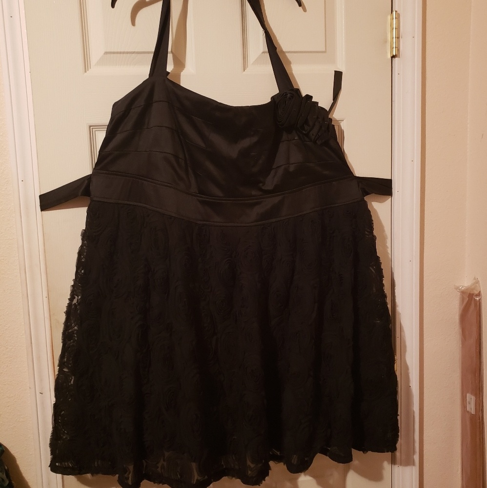 Plus Halter Dress